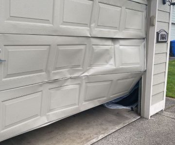 Garage Door Panel Dent Repair