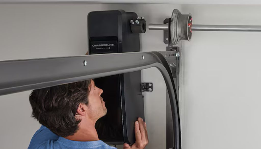 Check the garage door balance