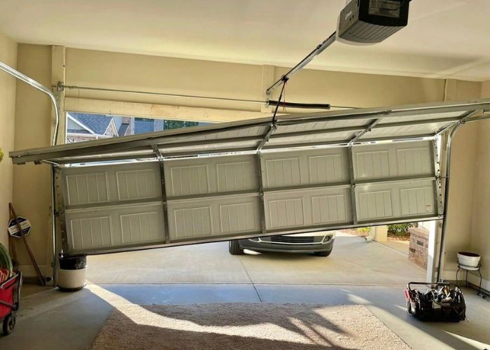 Garage Door Track Blocked – How to Fix It