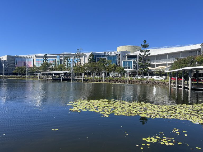 Robina Town Centre Promenade and front entrance