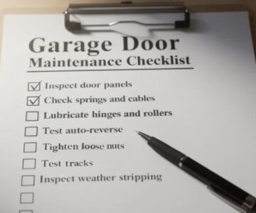 Garage Door Maintenance Checklist